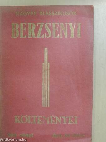 Berzsenyi Dániel költeményei