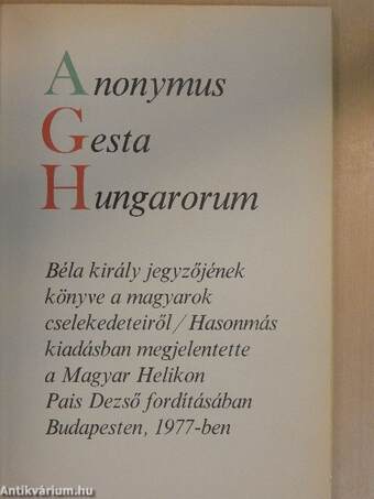 Gesta Hungarorum