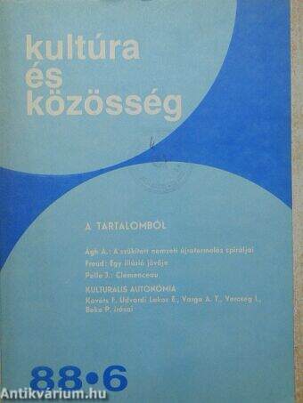 Kultúra és Közösség 1988/6.