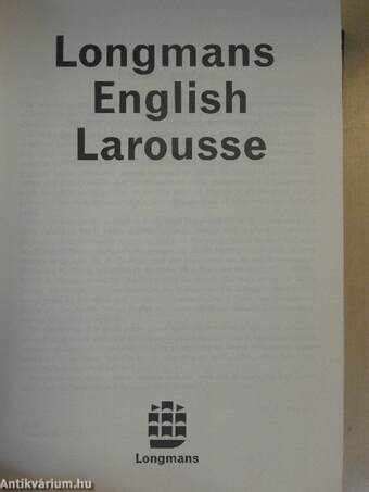 Longmans English Larousse