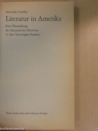 Literatur in Amerika