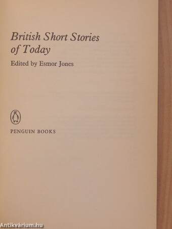 British Short Stories of Today