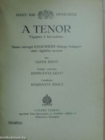 A tenor