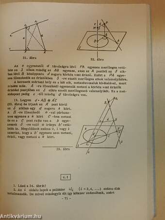 Geometriai példatár II.