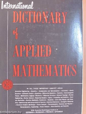 The International Dictionary of Applied Mathematics