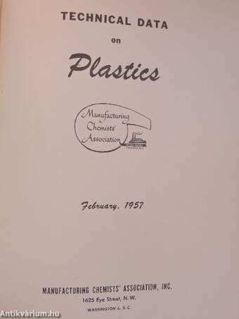 Technical Data on Plastics