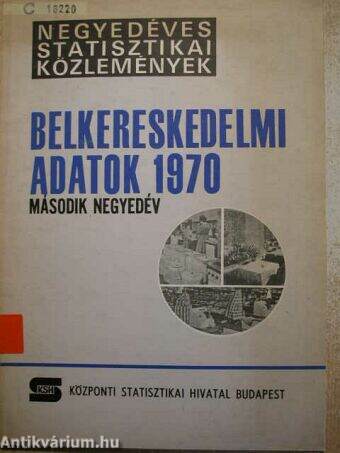 Belkereskedelmi adatok 1970. II. negyedév