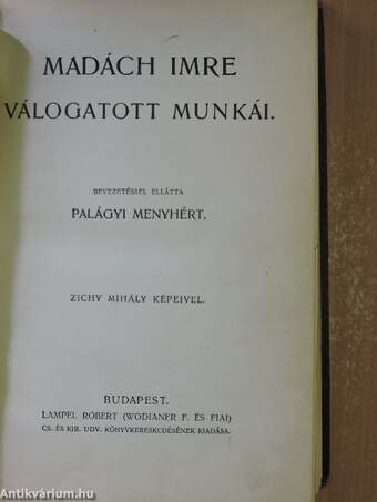 Madách Imre válogatott munkái