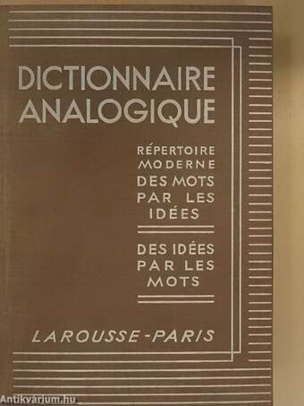 Dictionnaire Analogique