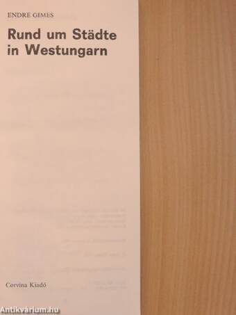 Rund um Städte in Westungarn