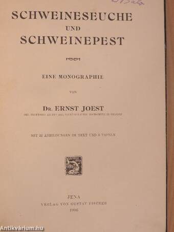 Schweineseuche und Schweinepest