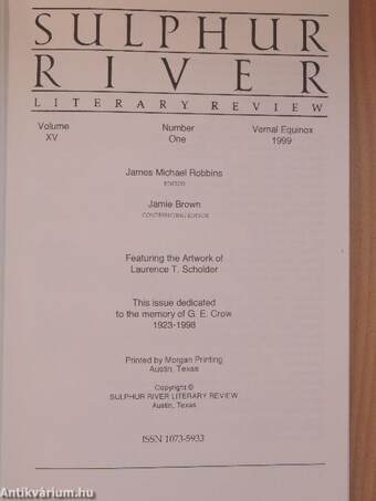 Sulphur River Vernal Equinox 1999