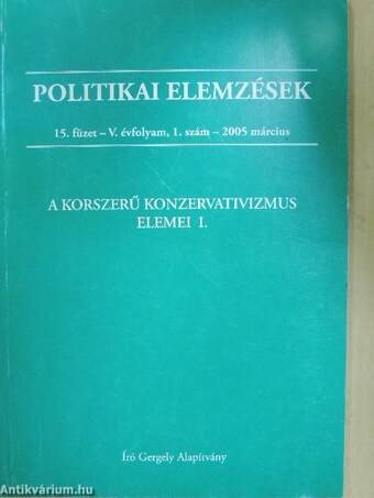 Politikai Elemzések 2005. március