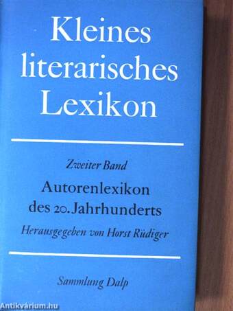 Kleines literarisches Lexikon I-II.