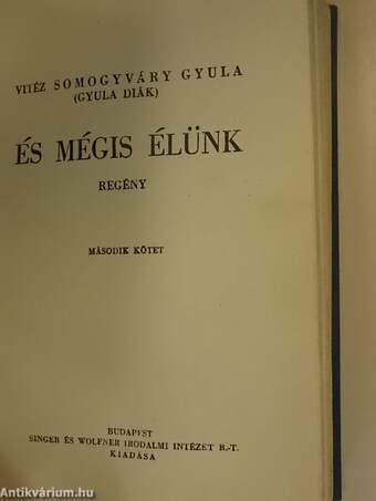 És mégis élünk I-II.