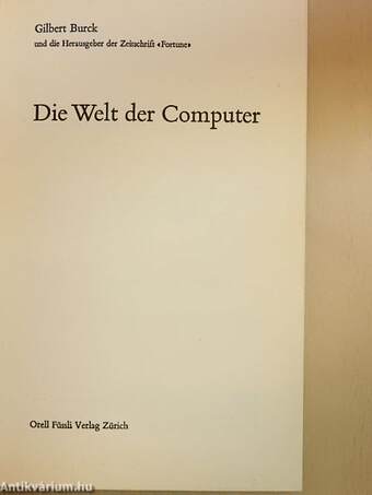 Die Welt der Computer