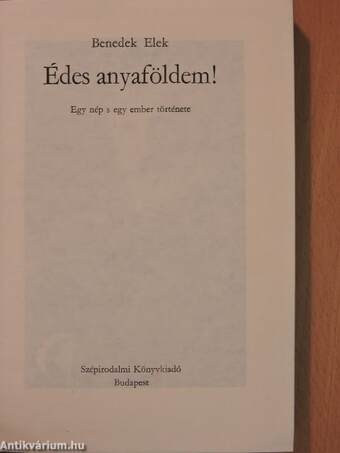 Édes anyaföldem!