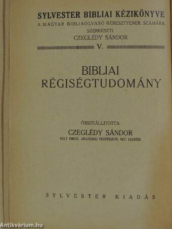 Bibliai régiségtudomány