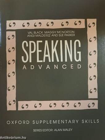 Speaking - Advanced