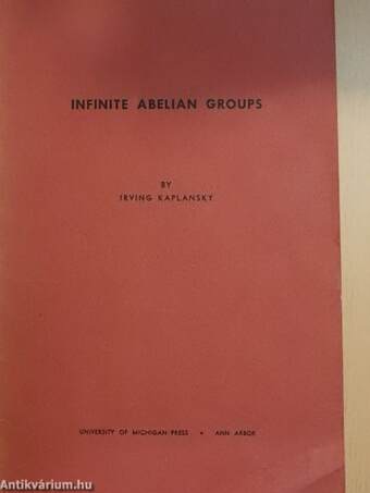 Infinite Abelian Groups