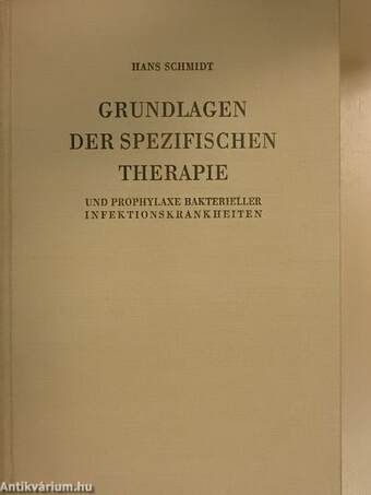 Grundlagen der spezifischen therapie