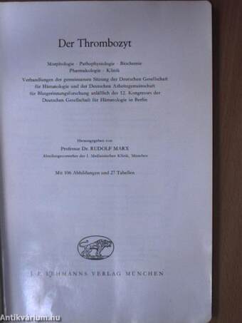 Der Thrombozyt