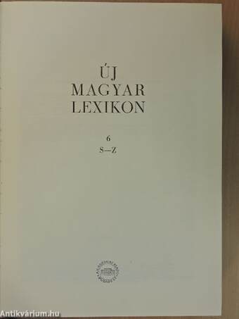 Új magyar lexikon 6. (töredék)