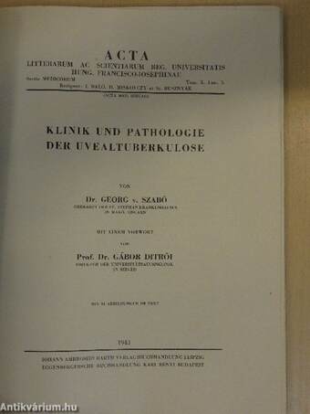 Klinik und Pathologie der Uvealtuberkulose