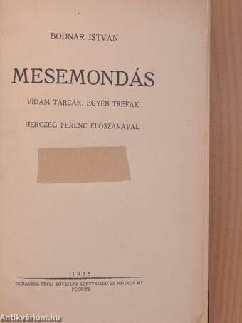 Mesemondás II.