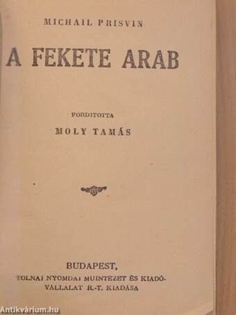 A fekete arab