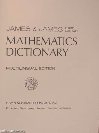 Mathematics Dictionary