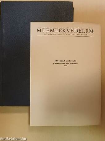 Műemlékvédelem 1978/1-4.