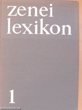 Zenei Lexikon 1. (töredék)