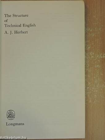 The Structure of Technical English