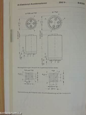 Siemens - Aluminium-Elektrolyt-Kondensatoren