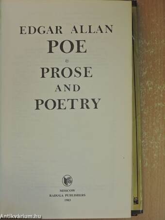 Prose and Poetry