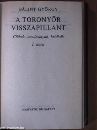 A toronyőr visszapillant I. (töredék)