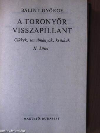 A toronyőr visszapillant II. (töredék)