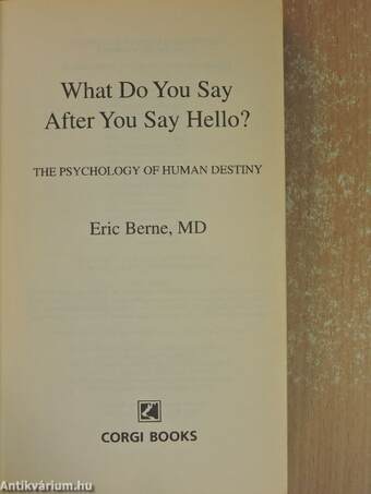 What Do You Say After You Say Hello?