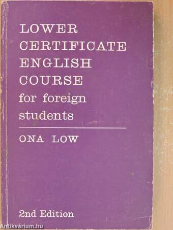 Lower Certificate English Course