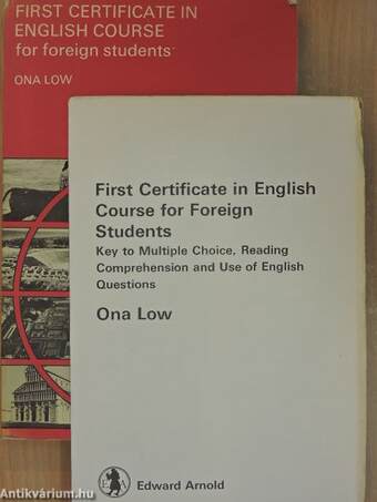 First Certificate in English Course for Foreign Students