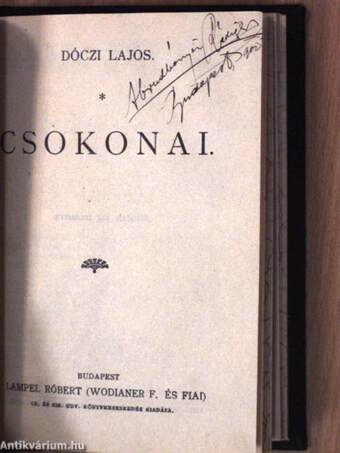 Jellemképek a magyar zenevilágból/Emlékbeszéd Rudolf trónörökösről és egyéb beszédek/Csokonai/Demosthenes philippikái