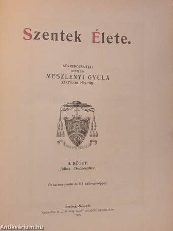 Szentek élete II. (töredék)