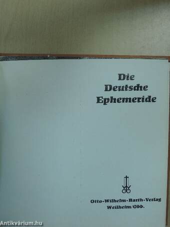 Die Deutsche Ephemeride 1951-1960
