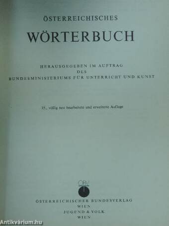 Österreichisches Wörterbuch