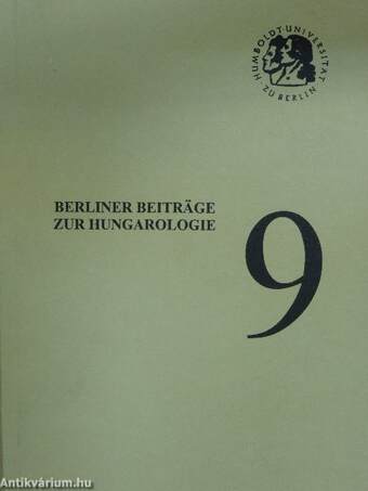 Berliner Beiträge zur Hungarologie 9.