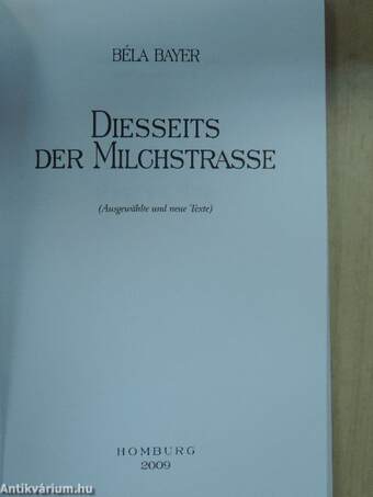 Diesseits der Milchstrasse