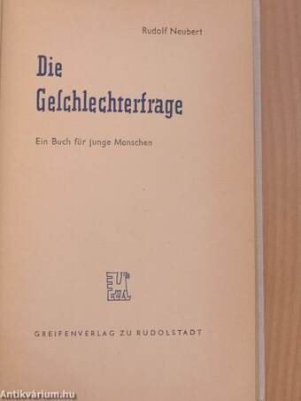 Die Geschlechterfrage