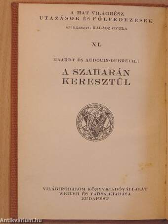 A Szaharán keresztül