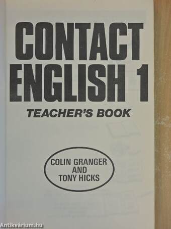 Contact English 1. - Teacher's Book